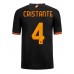 AS Roma Bryan Cristante #4 Replika Tredje matchkläder 2023-24 Korta ärmar